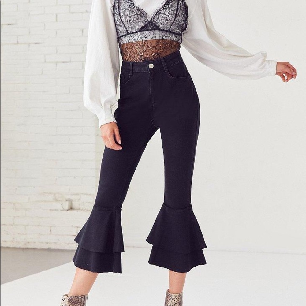 Black UO Flare Jeans